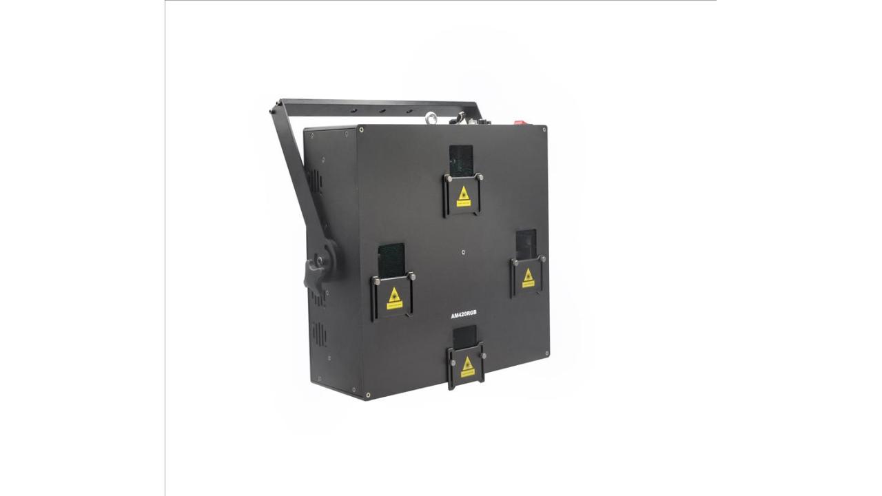 LAYU AM420RGB 4 Head RGB Square Laser Array Projector with X/Y Scanning System