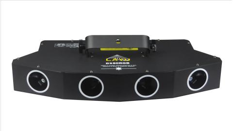 LAYU D980RGB 4 Eyes Full Color DJ Disco Laser Beam Effect Light Projector