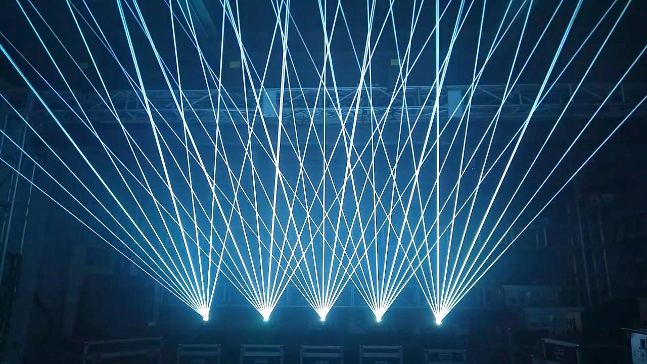 Beam display